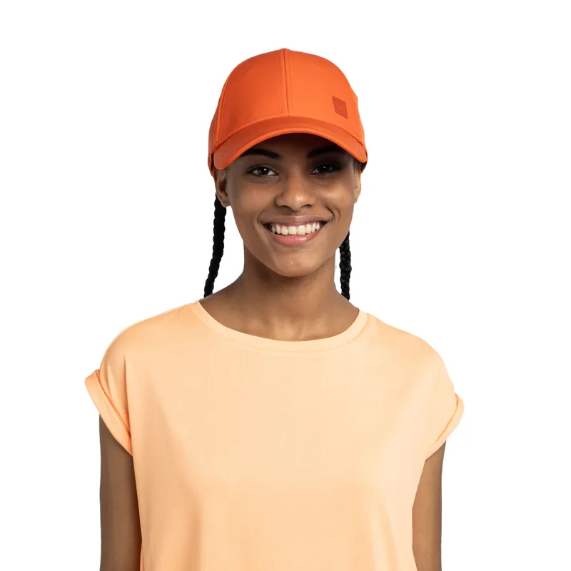 Buff Summit Cap in Solid Poppy-2