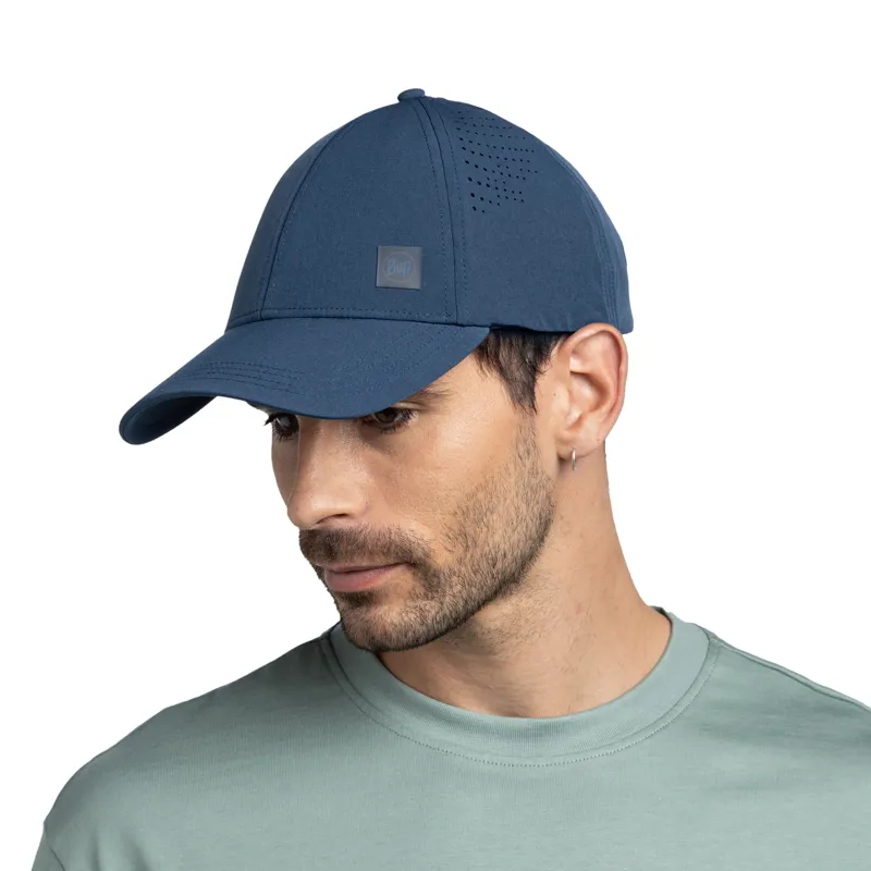 Buff Summit Cap in Solid Night Blue-3