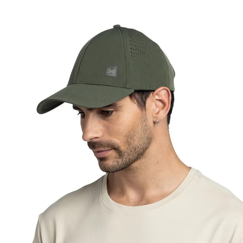 Buff Summit Cap in Solid Khaki-3