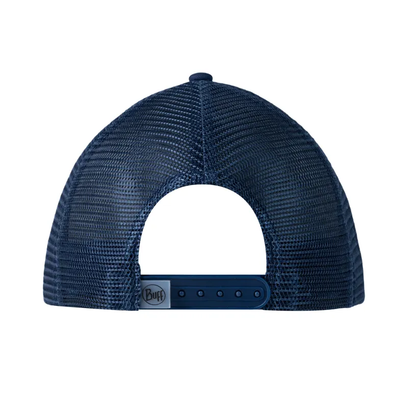Buff Explore Trucker Cap in Satry Indigo-1