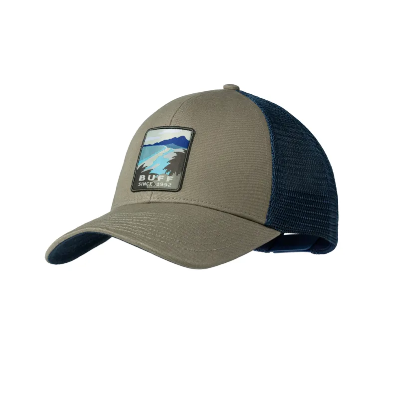 Buff Explore Trucker Cap in Soor Tundra Khaki