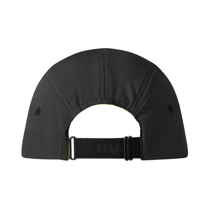 Buff 5 Panel Go Cap in Logo Black-1