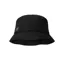 Buff Rain Bucket Hat in Solid Black
