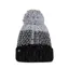 Buff Knitted and Fleece Band Hat in Akna Gaphite