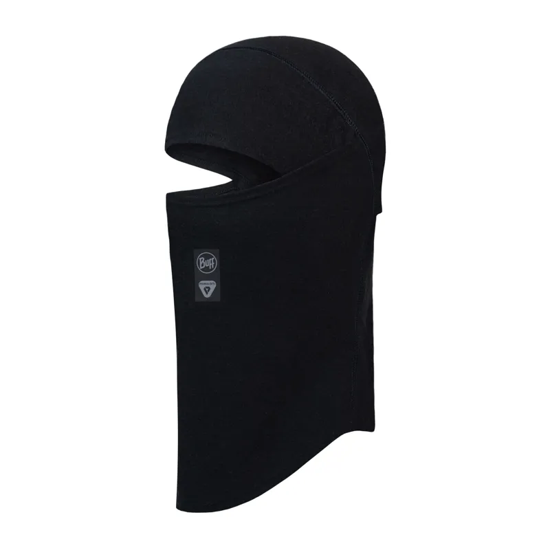 Buff Thermonet Hinged Balaclava in Solid Black