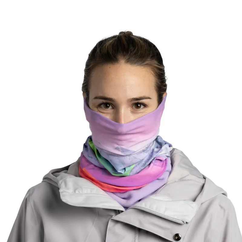 Buff Polar Neck Gaiter in Arci Lilac Ice-3