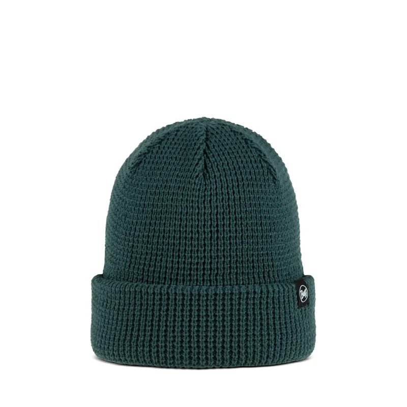 Buff Naro Knitted Hat in Teal