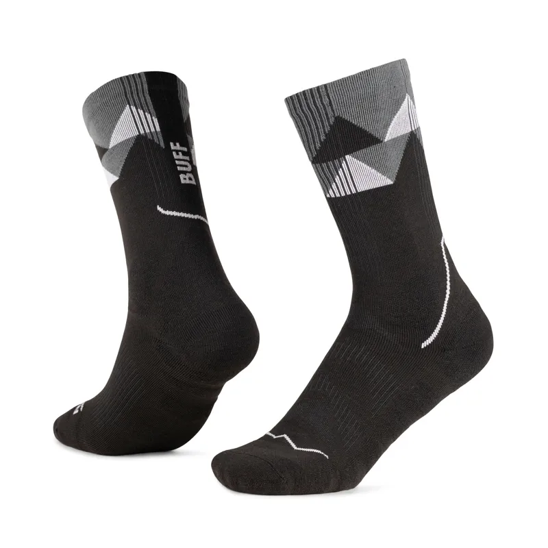 Buff Thermonet Crew Socks in Black
