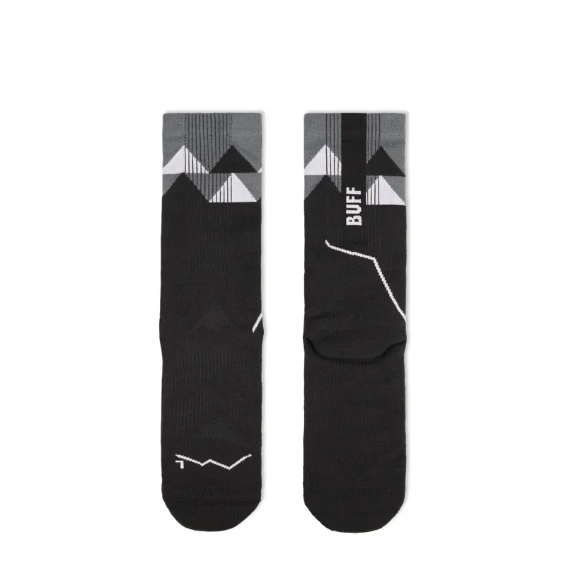 Buff Thermonet Crew Socks in Black-2