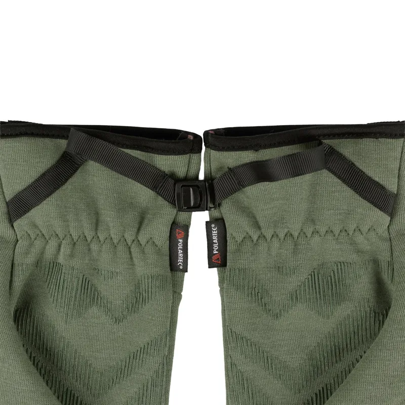 Buff Tech Fleece Gloves in Khaki-1