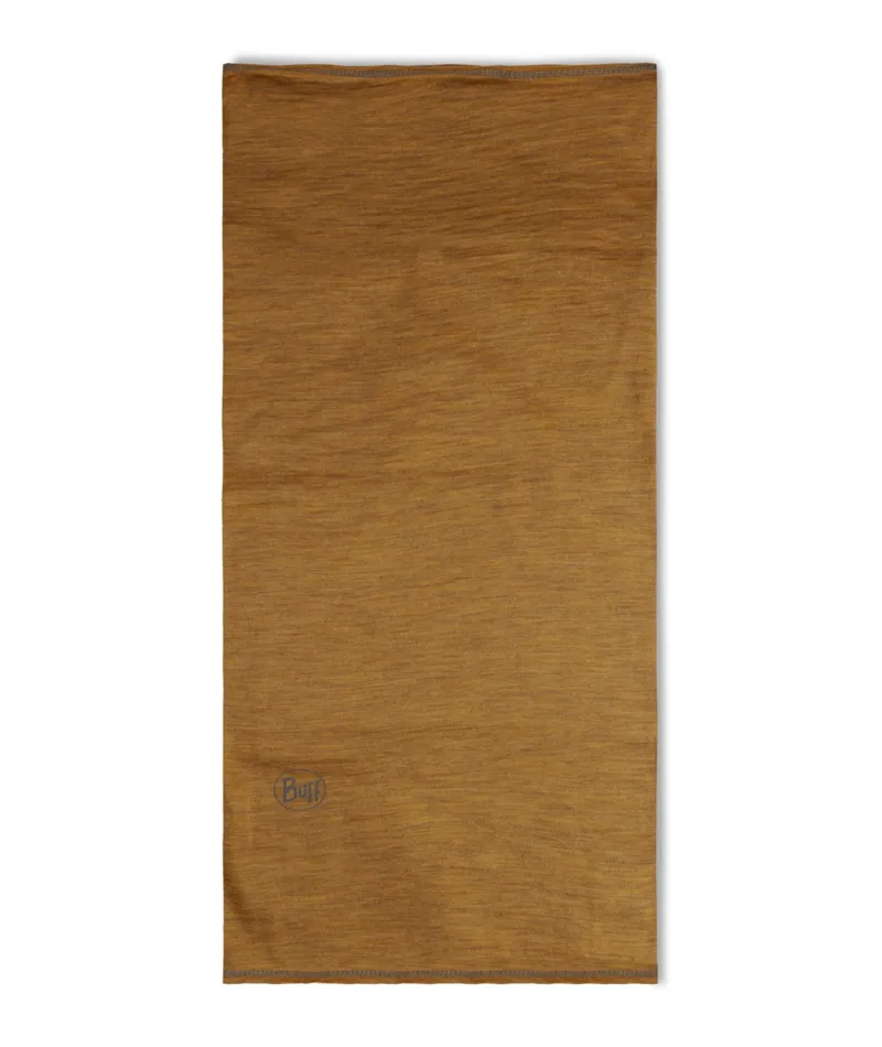 Buff Merino Lightweight Neckwear in Solid Mustard-1