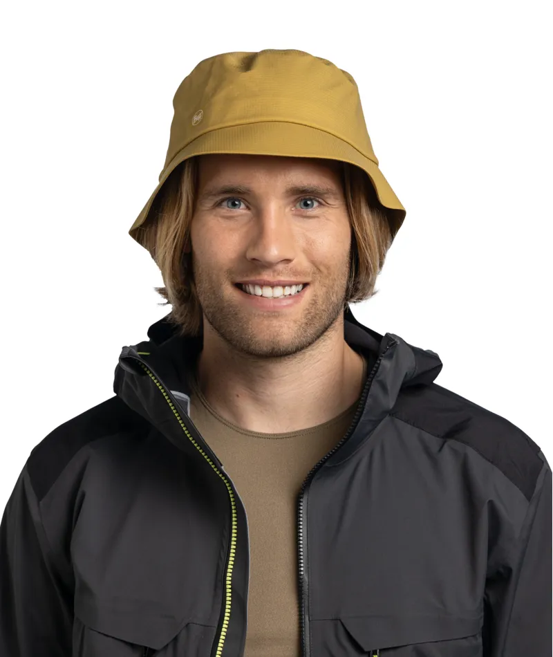 Buff Rain Bucket Hat in Solid Gingko-5