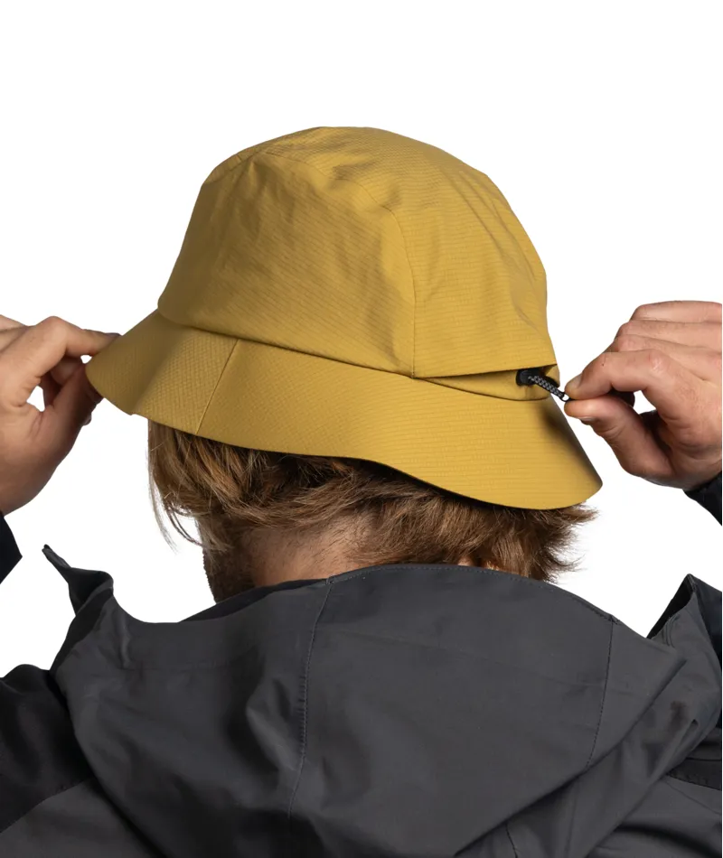 Buff Rain Bucket Hat in Solid Gingko-7