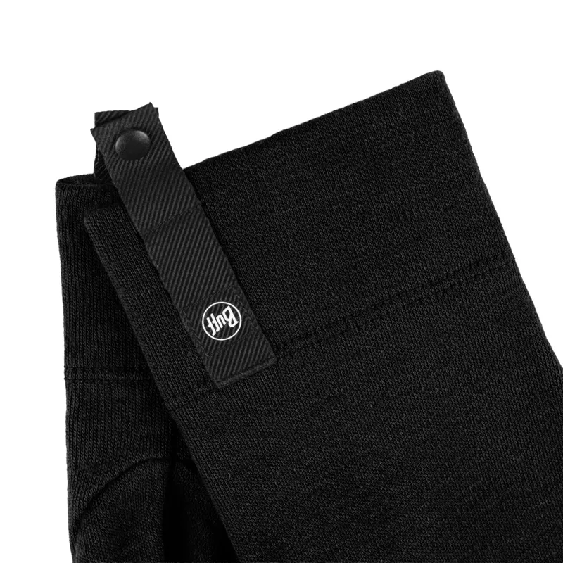 Buff Merino Midweight Gloves in Black-1