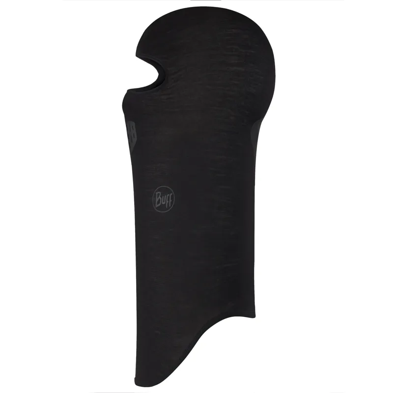 Buff Merino Lightweight Balaclava Solid Adult in Black-2