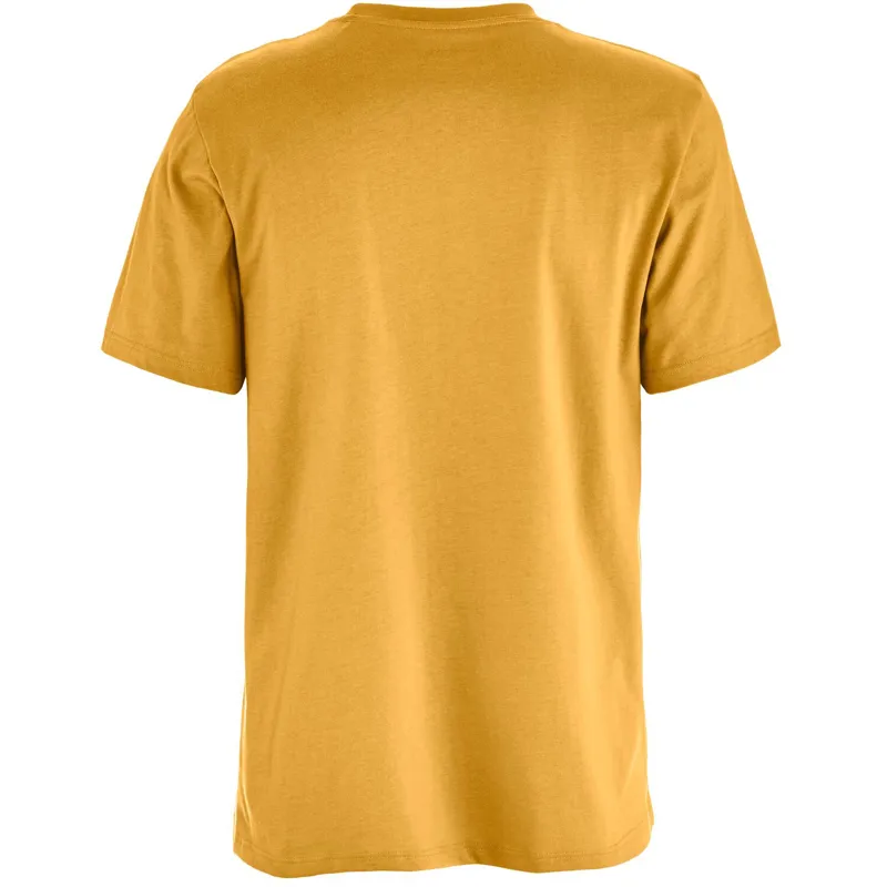 Fjallraven Multicolor Logo T-Shirt Mens in Ochre-1