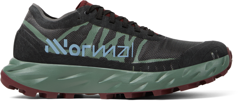 Nnormal Kjerag Brut Unisex Trail Running Shoe in Red/Green