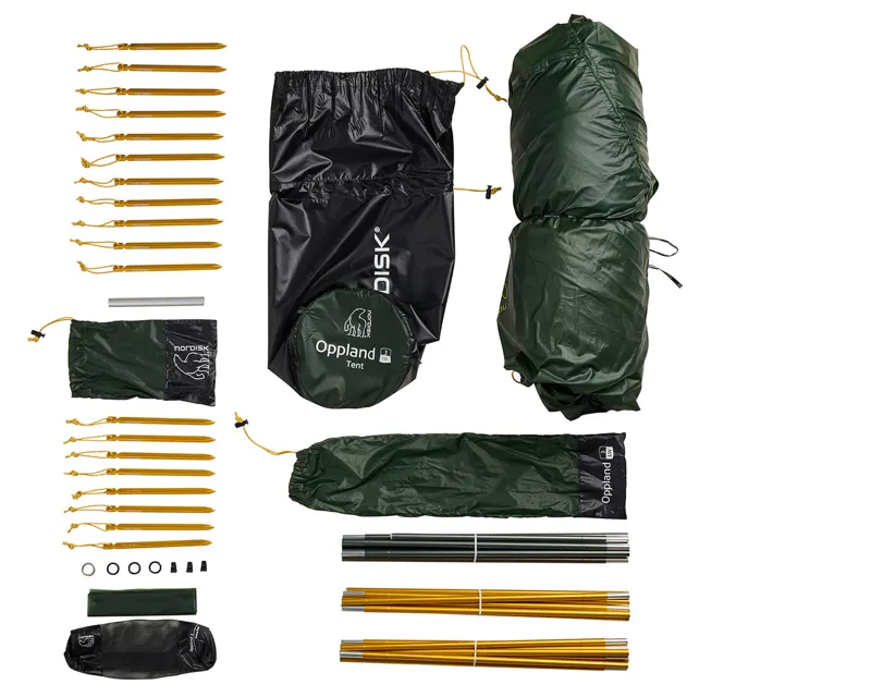 Nordisk Oppland 3 LW 2.0 Tent in Black Forest Green-10