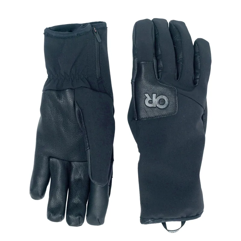 Outdoor Research Stormtracker Windbloc Gloves Womens in Black