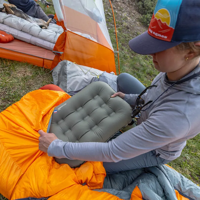 Big Agnes Campmeister Deluxe Pillow in Gibraltar Sea-2
