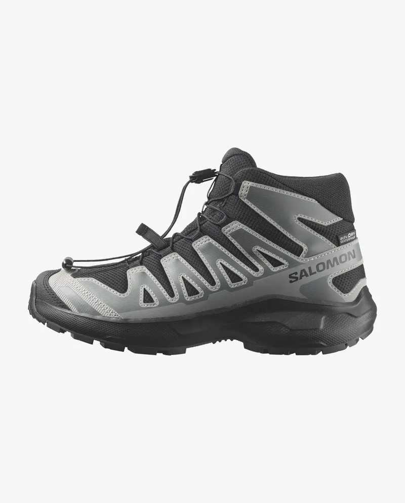 Salomon XA Pro Mid Waterproof Shoes Junior in Black/Sedona Sage-2
