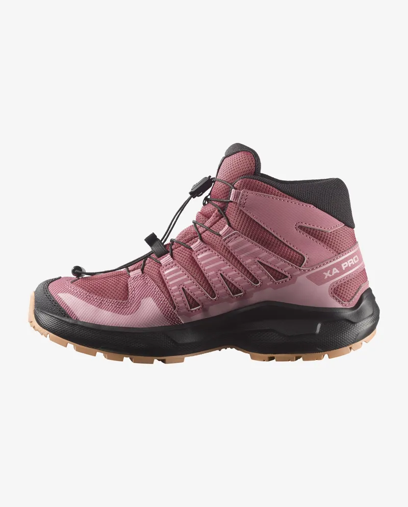 Salomon XA Pro Mid Waterproof Shoes Junior in Nocturne/Dusky Orchid-6
