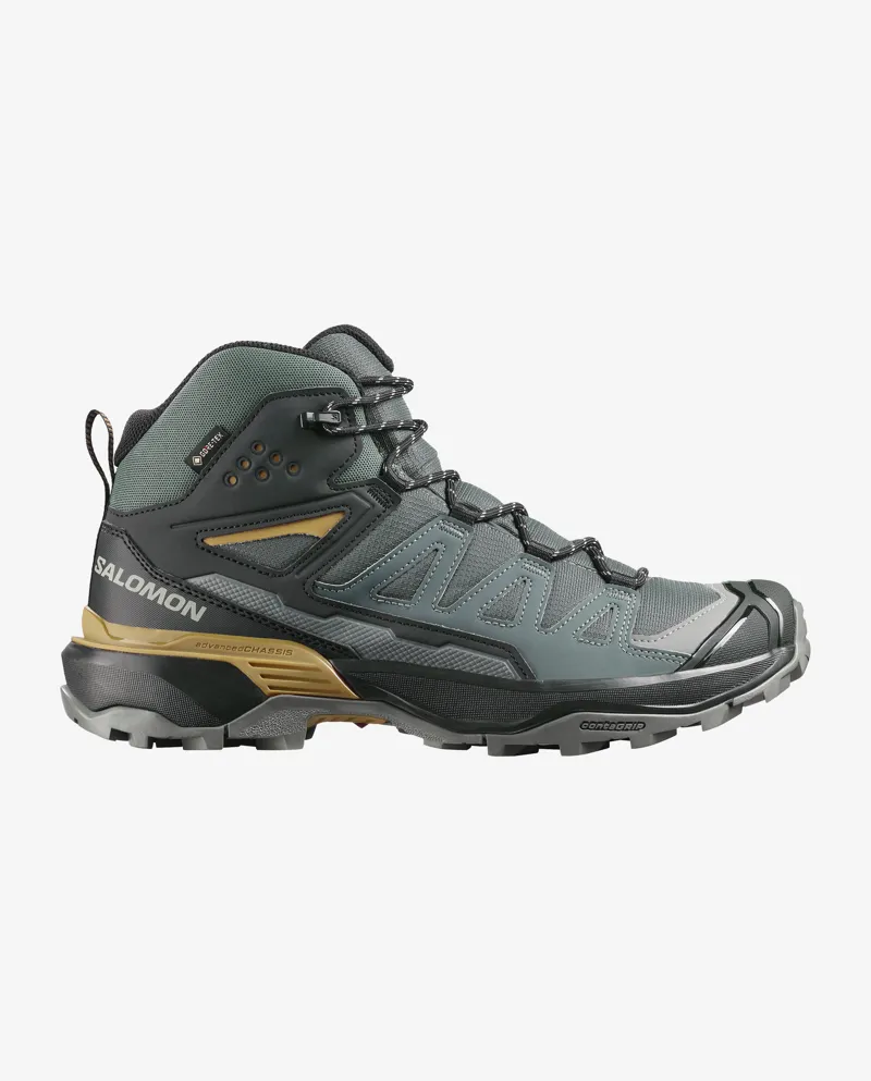Salomon X Ultra 360 Mid GTX Mens in Urban Chic/Black/Plantation-7