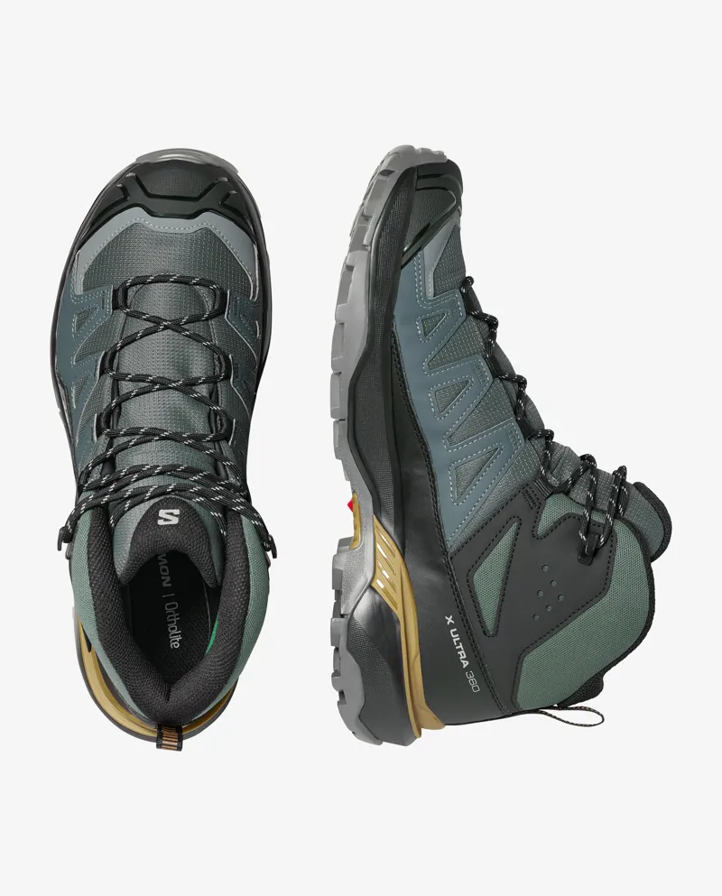 Salomon X Ultra 360 Mid GTX Mens in Urban Chic/Black/Plantation-6
