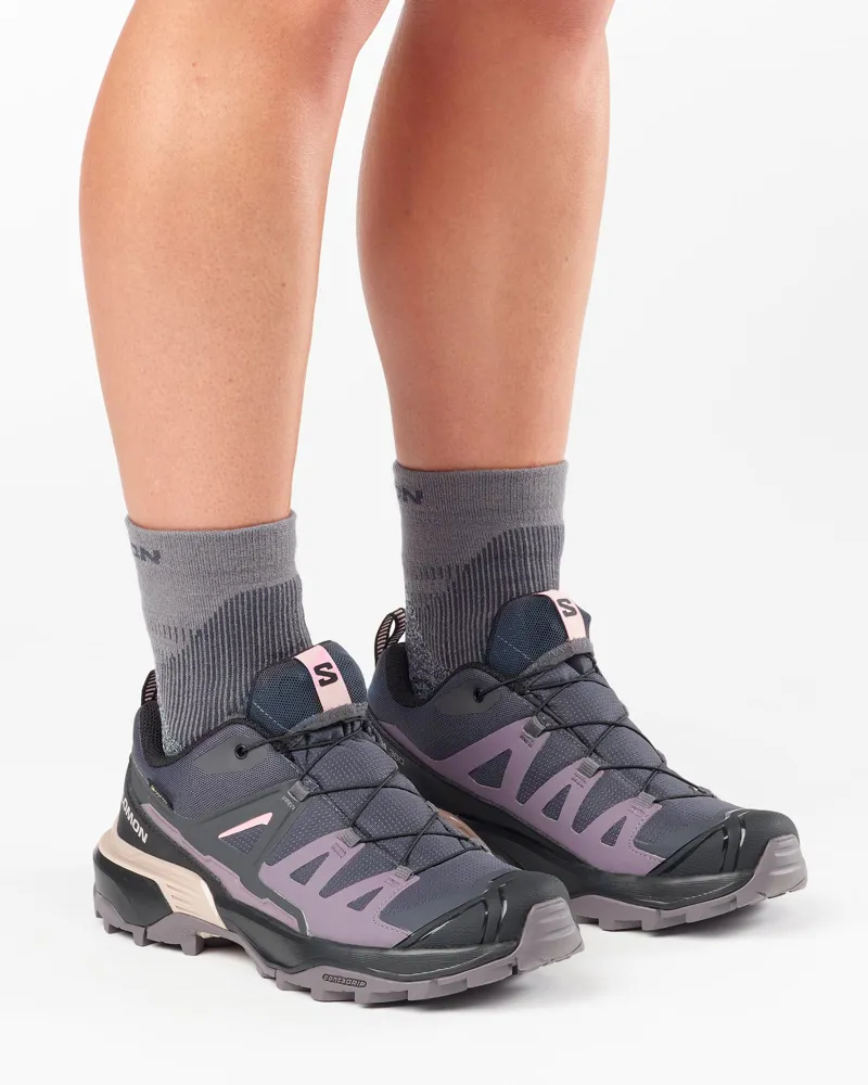 Salomon X Ultra 360 GTX Womens in Nine Iron/Excalibur/Shadow Gray-6