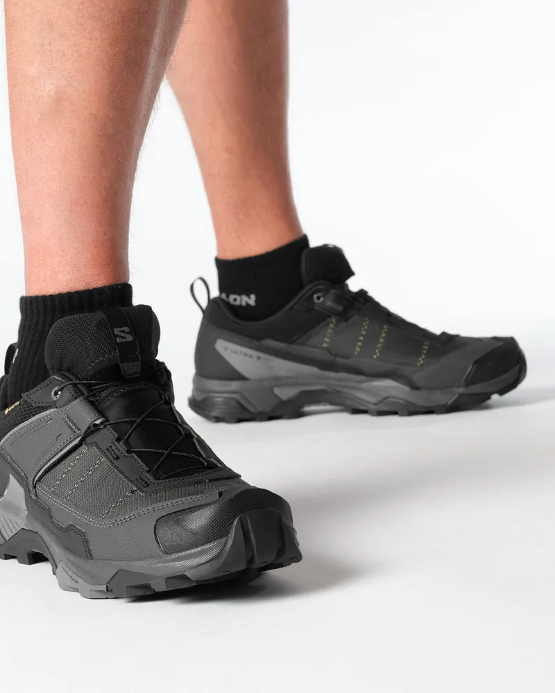 Salomon X Ultra 5 Gore-Tex Mens in Black/Asphalt/Castlerock-6