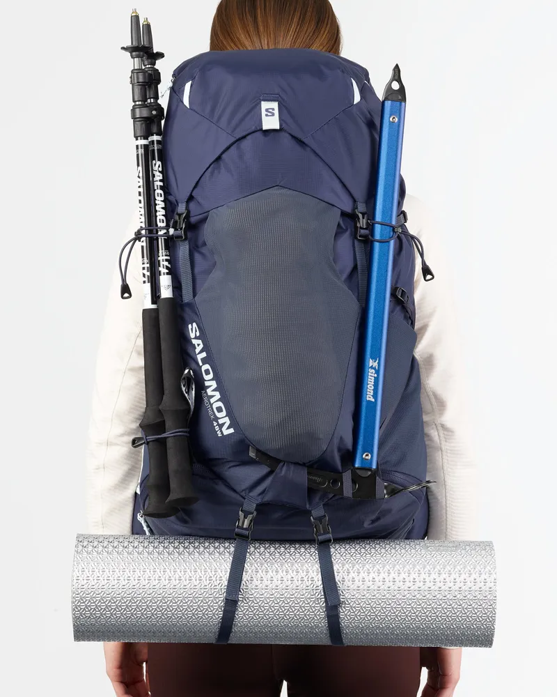 Salomon Aerotrek 48 Rucksack Womens in Maritime Blue/Mood Indigo-8
