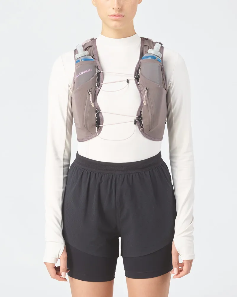Salomon ADV Skin 12 Gradient Set Running Vest Womens in Iron-3