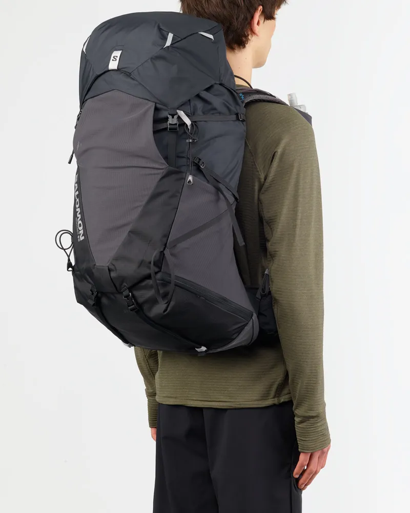 Salomon Aerotrek 50 Rucksack Mens in Anthracite/Nine Iron/Alloy-4