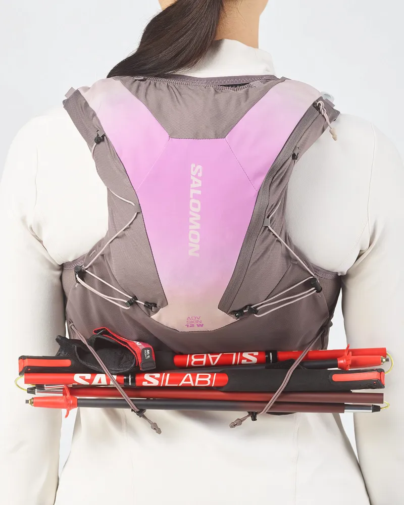 Salomon ADV Skin 12 Gradient Set Running Vest Womens in Iron-10