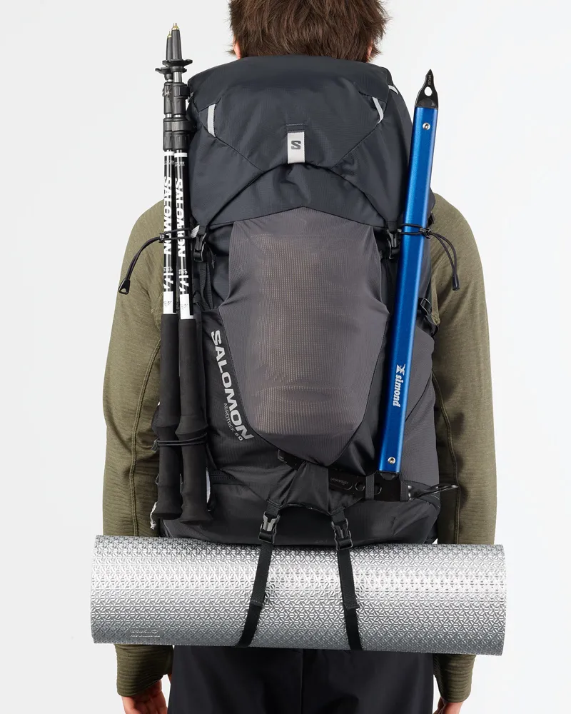 Salomon Aerotrek 50 Rucksack Mens in Anthracite/Nine Iron/Alloy-5