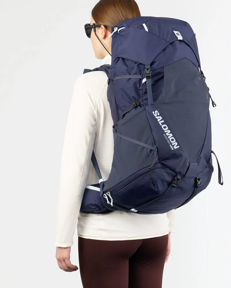 Salomon Aerotrek 48 Rucksack Womens in Maritime Blue/Mood Indigo-5