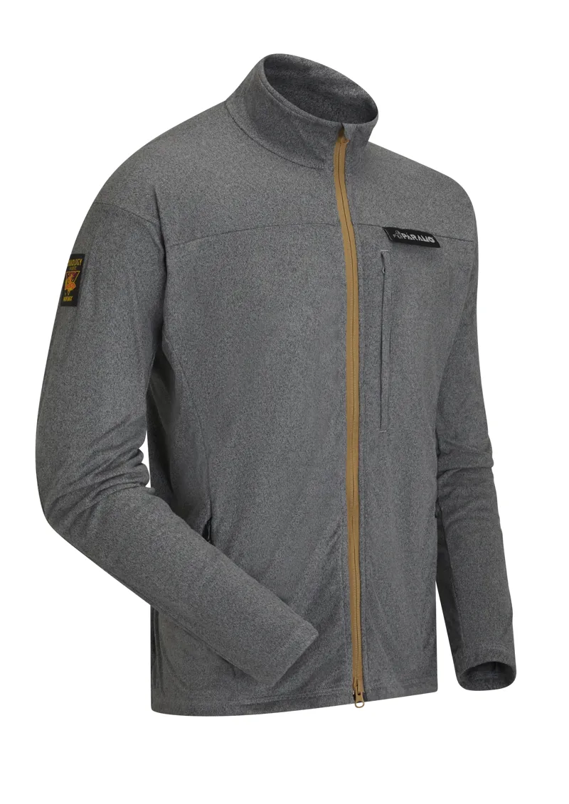 Paramo Bentu Fleece Jacket Men's in Steel/Cumin Zips-1