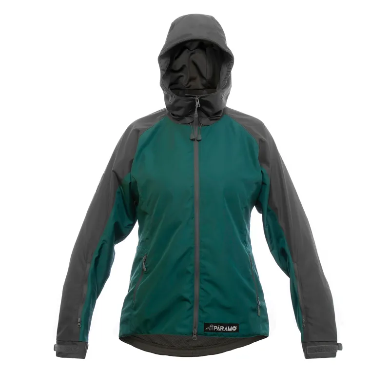 Paramo Caminata Jacket Womens in Spruce/Rock Grey