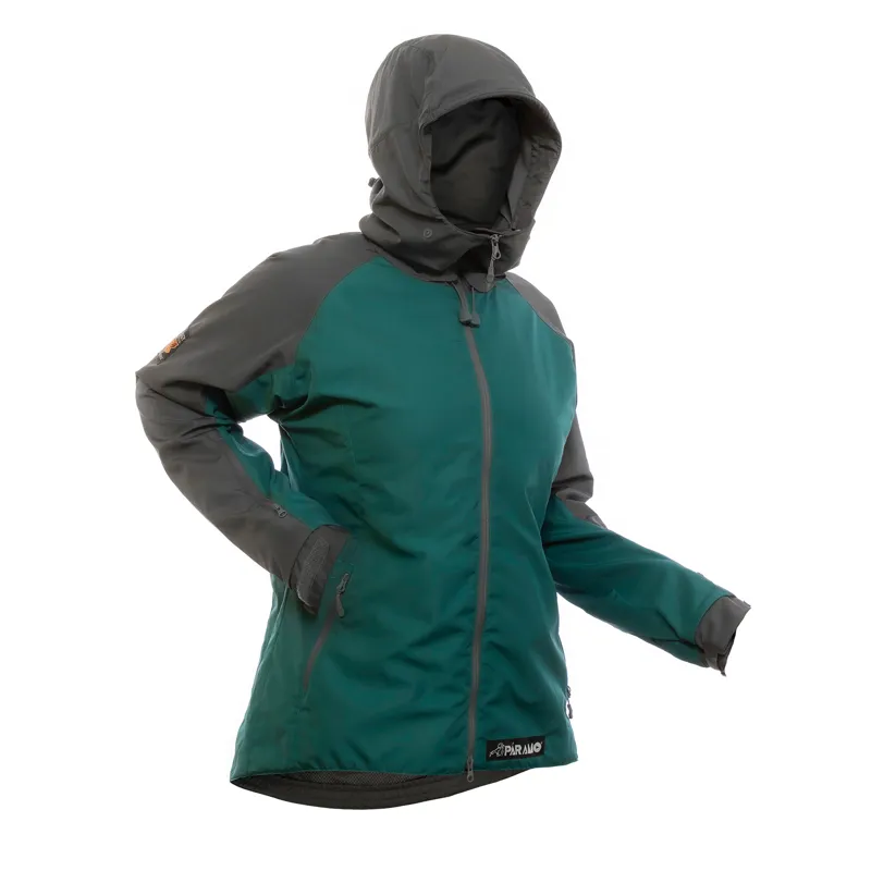 Paramo Caminata Jacket Womens in Spruce/Rock Grey-1