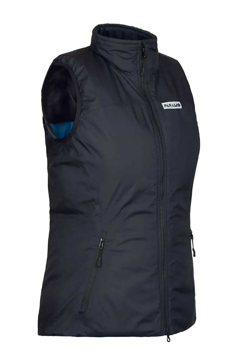 Paramo Torres Medio Gilet Womens in Black/Blue