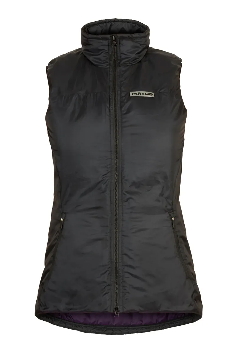 Paramo Torres Medio Gilet Womens in Black/Purple-1