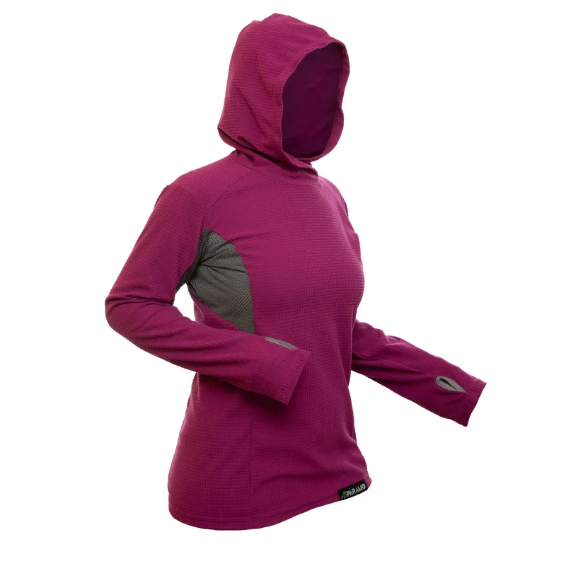 Paramo Velez Grid Womens in Foxglove/Rock Grey-2