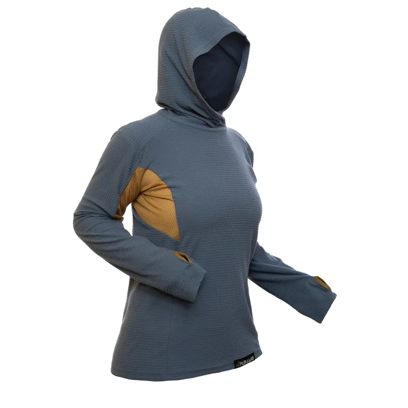 Paramo Velez Grid Womens in Indigo Blue/Cumin-1