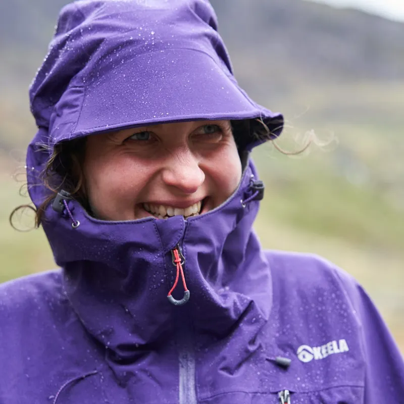 Keela Pinnacle Waterproof Jacket Women's in Rescue Red-3
