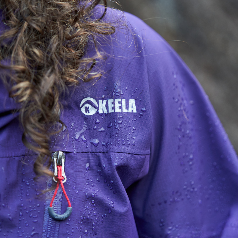 Keela Pinnacle Waterproof Jacket Women's in Rescue Red-4