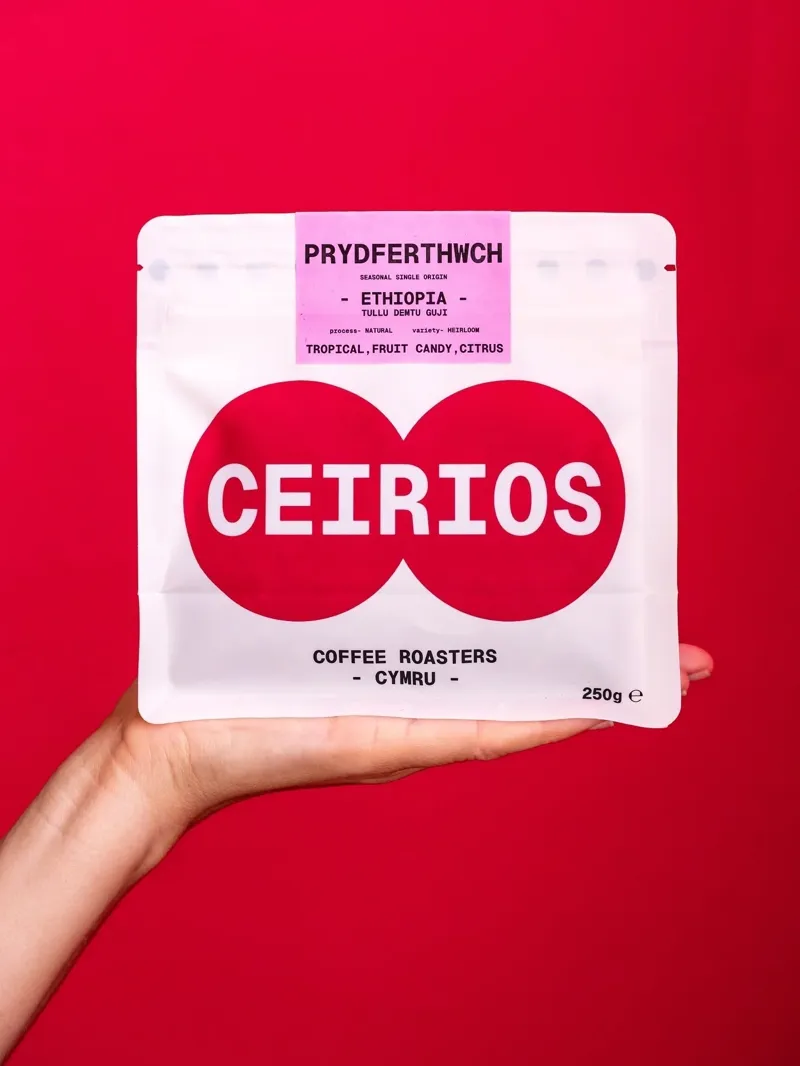 Ceirios Prydferthwch Ethiopia Coffee Bag Wholebean 250g-1