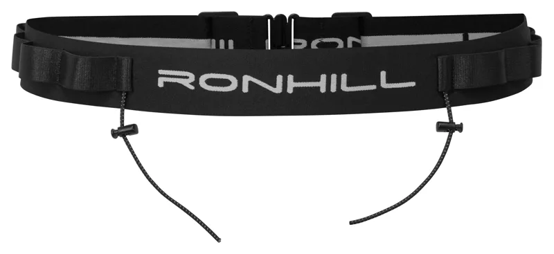 Ronhill Race Number Belt in All Black