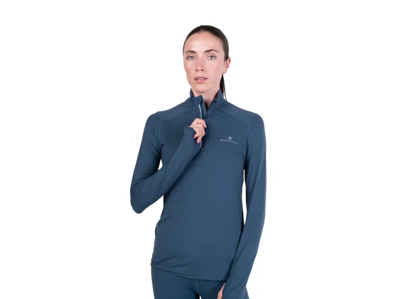 Ronhill Core Thermal 1/2 Zip Womens in Evening Haze-4