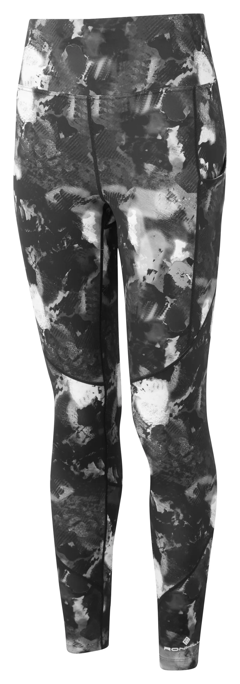 Ronhill Tech Tight Womens in Black Ink Drop