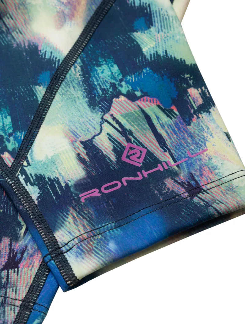 Ronhill Tech Crop Tight Womens in Multi Illusion-2